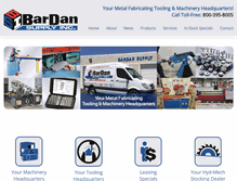 Tablet Screenshot of bardansupply.com